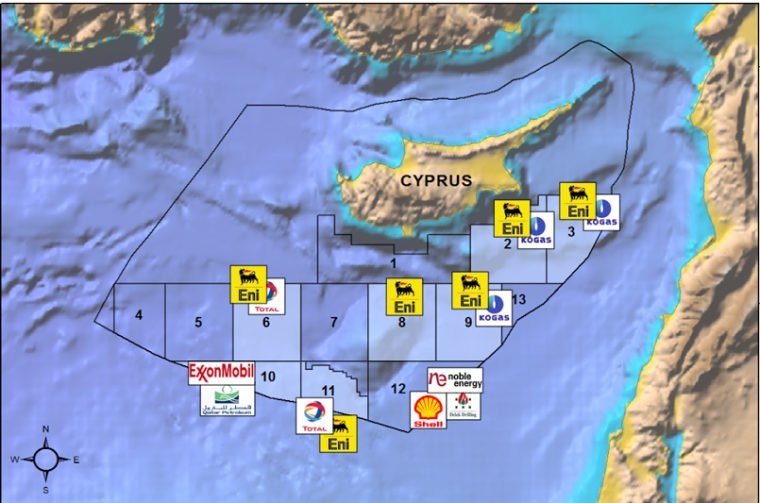 Αποφασισμένη η Κύπρος για Γεωτρήσεις- Επιστρέφουν το 2021 ExxonMobil, Total, Eni