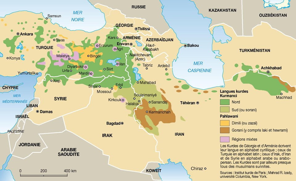 Τα κουρδικά θεωρούνται ξένη γλώσσα στην Τουρκία