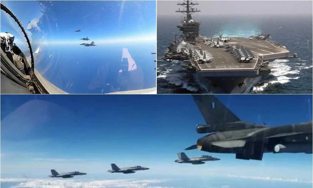 Το «οχυρό» της Κρήτης εφιάλτης για την Άγκυρα: Ελληνικά F-16 και F-4 «φτερό-φτερό» με τα F-18 του αεροπλανοφόρου Εisenhower – Το μήνυμα Μπλίνκεν στον Ερντογάν