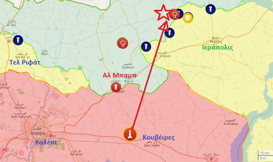 Πυραυλική επίθεση των Σύρων (Ρώσων;) εναντίον των Τούρκων στη Συρία – Απάντηση της Τουρκίας