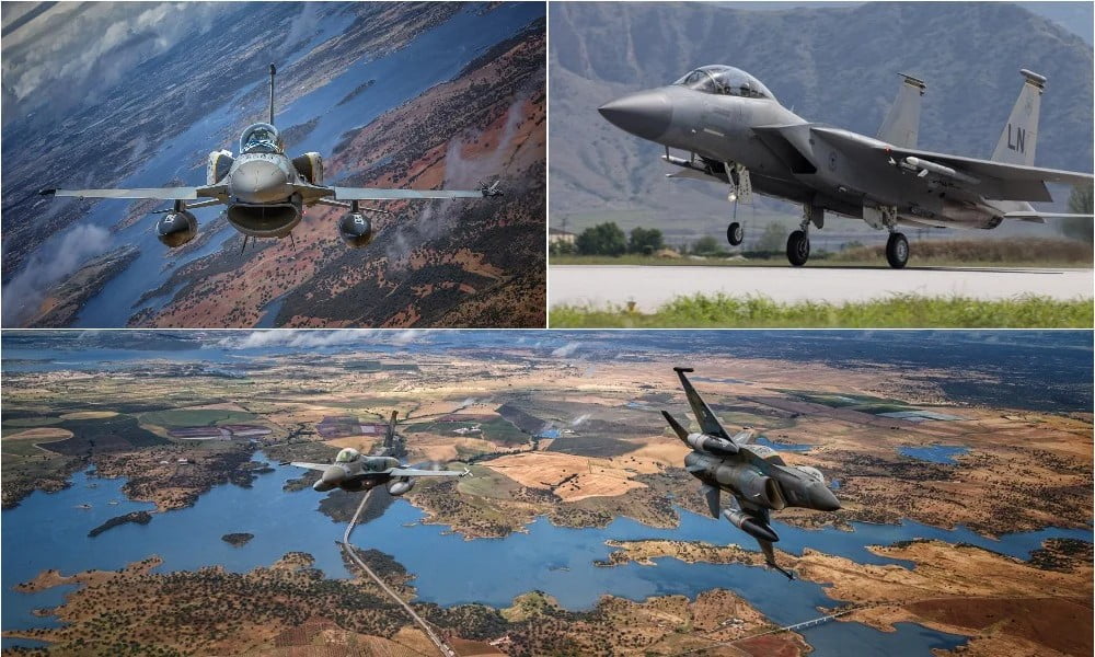 Σε ετοιμότητα για «θερμό καλοκαίρι»: «Χωρίς ανάσα» τα Ελληνικά «γεράκια» – Αμερικανικά F-15 στη Σούδα – Ελληνικά F-16 στη Σαουδική Αραβία