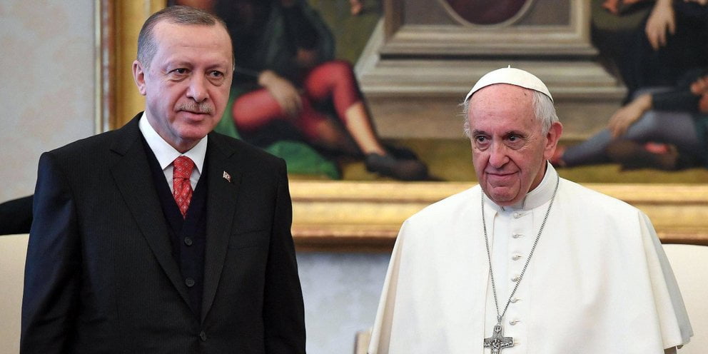 Επικοινωνία Ερντογάν-Πάπα Φραγκίσκου για την Παλαιστίνη