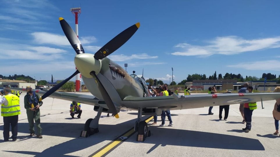 Spitfire MJ755: Στο αεροδρόμιο Ι. Καποδίστριας το θρυλικό καταδιωκτικό αεροσκάφος του Β’ ΠΠ