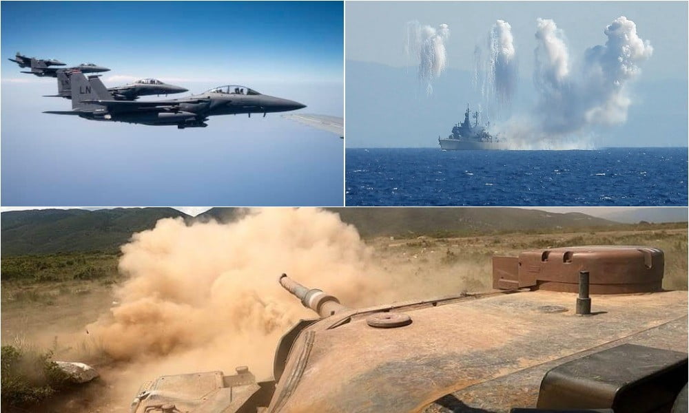 Διγλωσσία από την Άγκυρα: Προβληματισμός και ετοιμότητα στην Αθήνα – Kλίμα έντασης και απειλές με το Γιαβούζ – Νέο μήνυμα των Αμερικανών με F-15 πάνω από τη Ρόδο