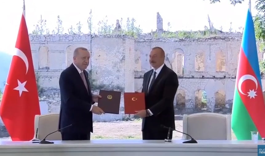 Ο Ερντογάν διακήρυξε συμμαχία με το Αζερμπαϊτζάν! Τουρκικό προξενείο και παραγωγή drone στο Σουσί του Αρτσάχ