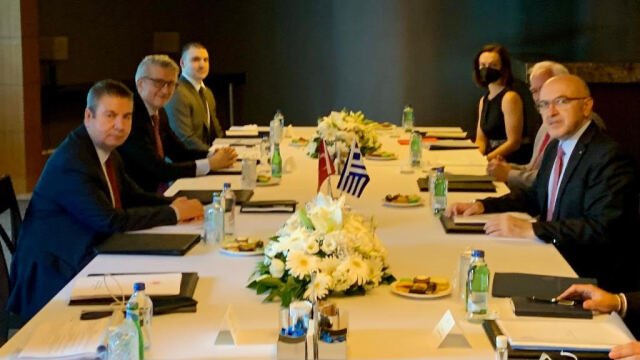 Συνάντηση υφυπουργού Εξωτερικών Κ. Φραγκογιάννη με τον Τούρκο ομόλογό . Ονάλ