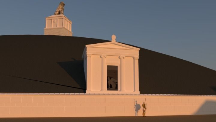 Σέρρες -Αμφίπολη: Δείτε πώς θα διαμορφωθεί εξωτερικά και εσωτερικά το ταφικό μνημείο στον τύμβο Καστά (ΒΙΝΤΕΟ)