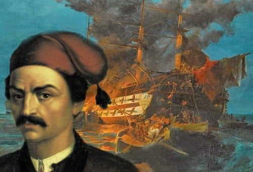 27 Οκτωβρίου 1822: Ο μπουρλοτιέρης Κωνσταντίνος Κανάρης πυρπολεί την τουρκική ναυαρχίδα