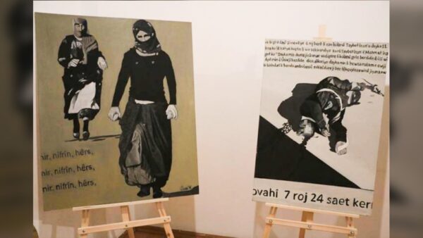 Η Νεσέ Τοπράκ ζωγραφίζει τον αγώνα των Κούρδισσων γυναικών: «Ήθελα να εικονογραφήσω την ελπίδα μέσα στο σκοτάδι»