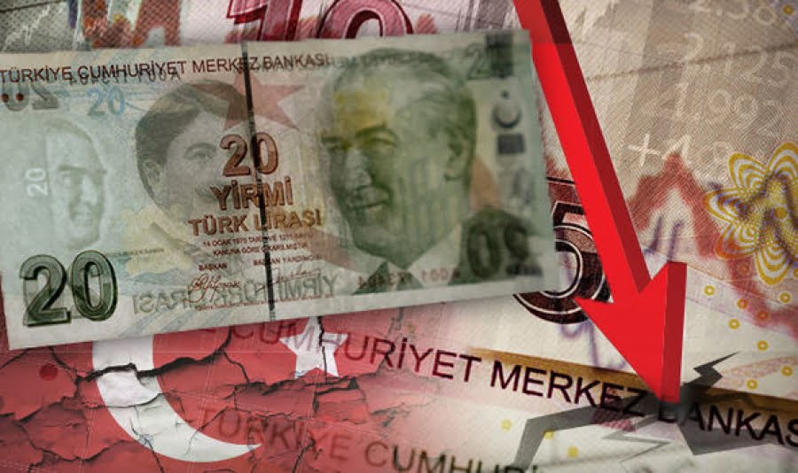 Σε νέες περιπέτειες η τουρκική λίρα – Πτώση 20% σε 4 μέρες, με το βλέμμα πλέον στις… εκλογές