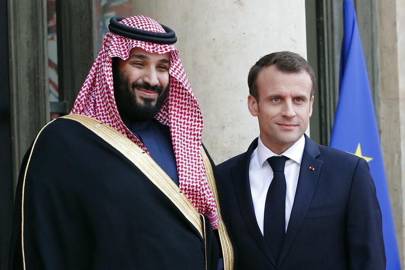 Γαλλία-Σαουδική Αραβία: Συνάντηση Μακρόν με τον πρίγκιπα διάδοχο