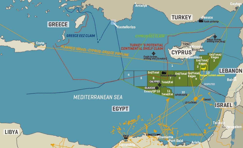 Η ενεργειακή κούρσα στην Ανατολική Μεσόγειο και οι «κούφιες» απειλές της Άγκυρας