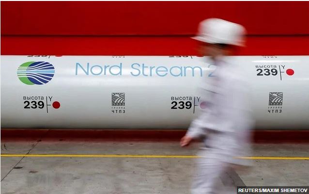 H Gazprom γεμίζει με αέριο τον Nord Stream 2