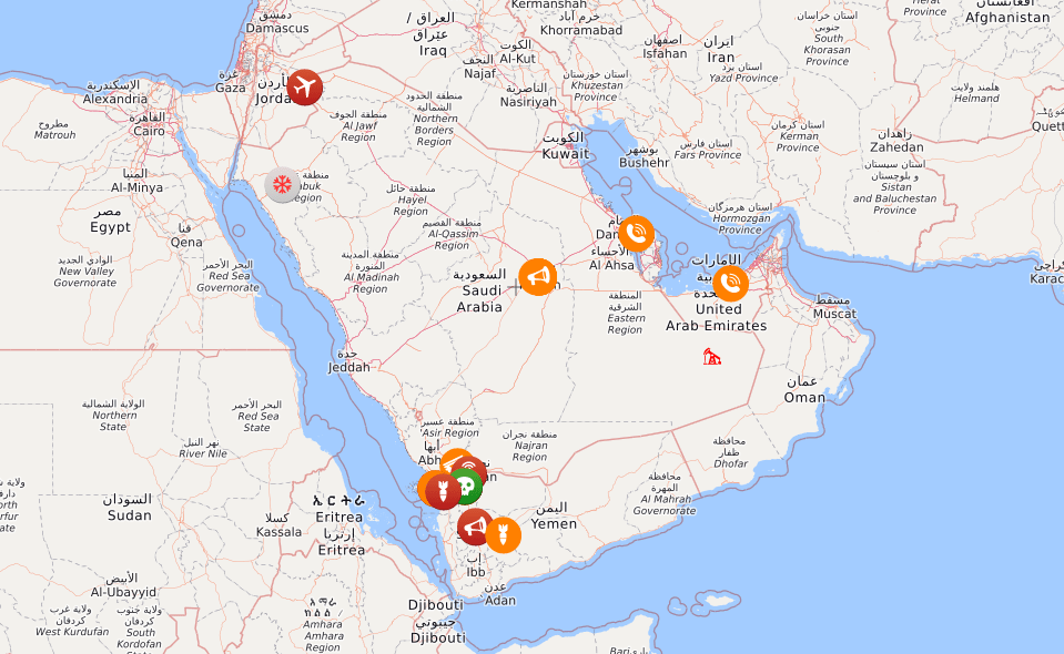 Πυραυλικές επιθέσεις των Χούθι σε ΗΑΕ και Σ. Αραβία