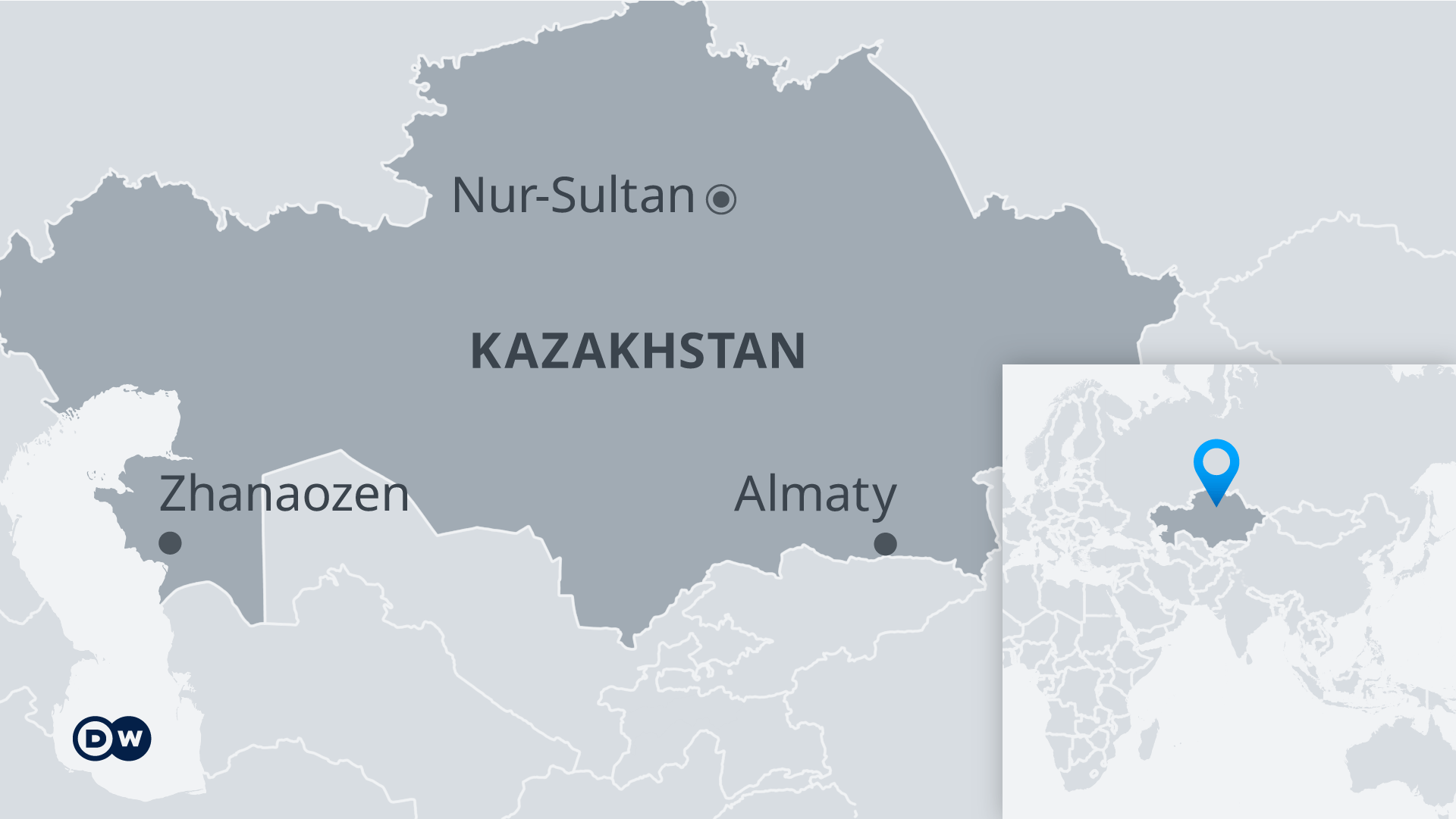 Το Καζακστάν, η Ρωσία, οι ΗΠΑ και η Τουρκία