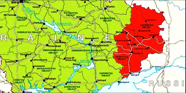 Τα σύνορα που η Ρωσία αναγνωρίζει στις LNR και DNR του Ντονμπάς