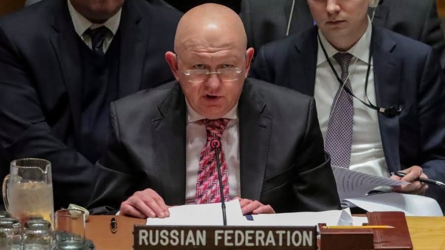 Nebenzya (πρέσβης Ρωσίας στον ΟΗΕ): Στόχος μας η χούντα που βρίσκεται στην εξουσία στο Κίεβο