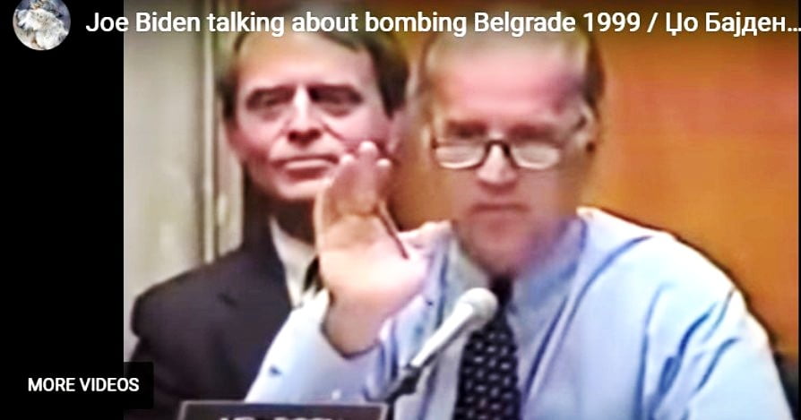 Βίντεο με τον Μπάιντεν να καυχιέται ότι πρότεινε τις αεροπορικές επιδρομές 78 ημερών του ΝΑΤΟ στο Βελιγράδι  κάνει θραύση στην Κίνα