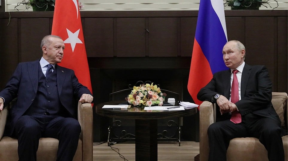 Νέα επικοινωνία Ερντογάν με Πούτιν πριν την επανέναρξη συνομιλιών Μόσχας – Κιέβου στην Τουρκία