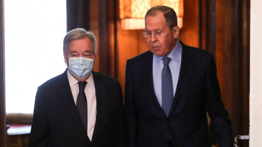 Επίθεση Lavrov σε Guterres σε… live μετάδοση: Προσπαθήσατε να παρακάμψετε βασικούς κανόνες