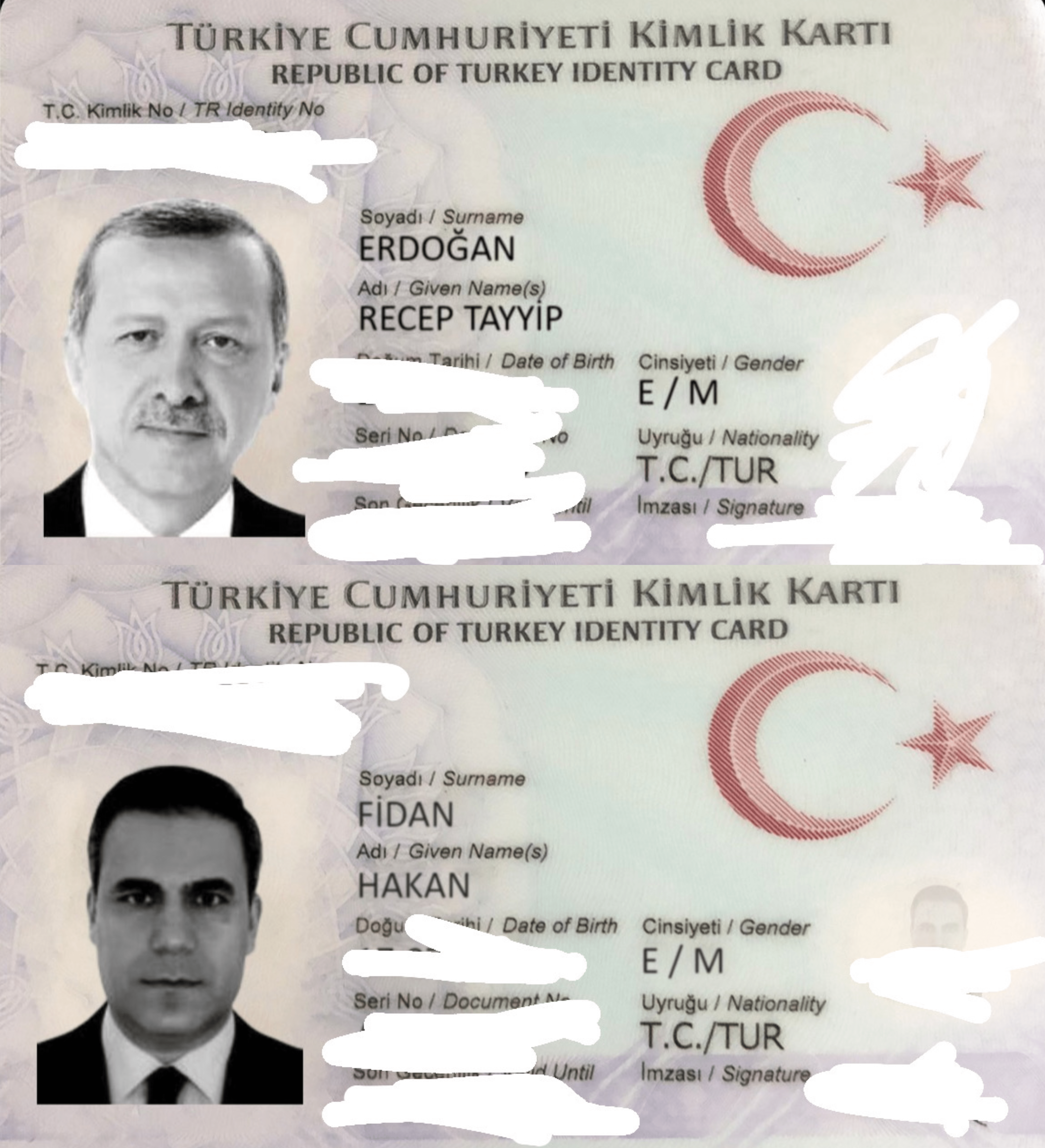 Συνελήφθη Τούρκος δημοσιογράφος που δημοσίευσε την ταυτότητα του Ερντογάν μέσω διαρροής