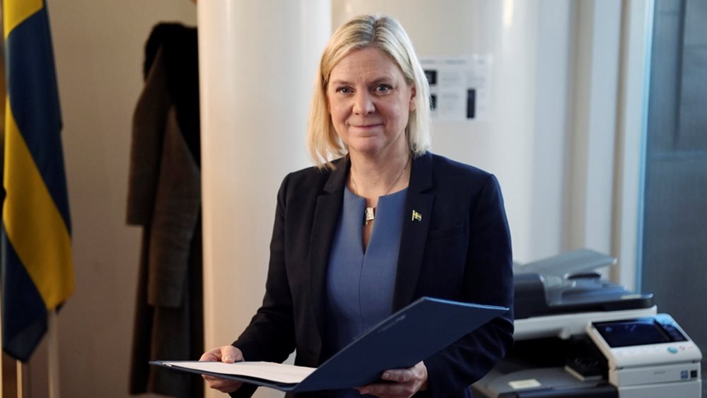 Πρωθυπουργός Σουηδίας: Η ένταξη στο ΝΑΤΟ θα βοηθήσει στην ασφάλεια της Βαλτικής