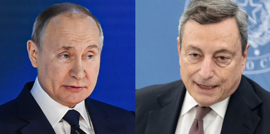 Putin προς Draghi: Η παγκόσμια επισιτιστική κρίση θα επιλυθεί αν η Δύση άρει τις κυρώσεις