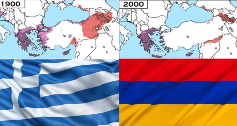 Ο Αρμενικός και Ελληνικός πληθυσμός από το 1900 έως το 2000!