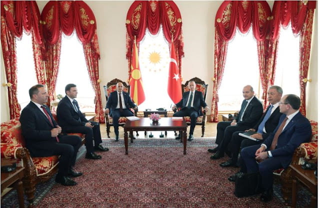 Πρωθυπουργός Σκοπίων και Ερντογάν συζήτησαν «κεκλεισμένων των θυρών»