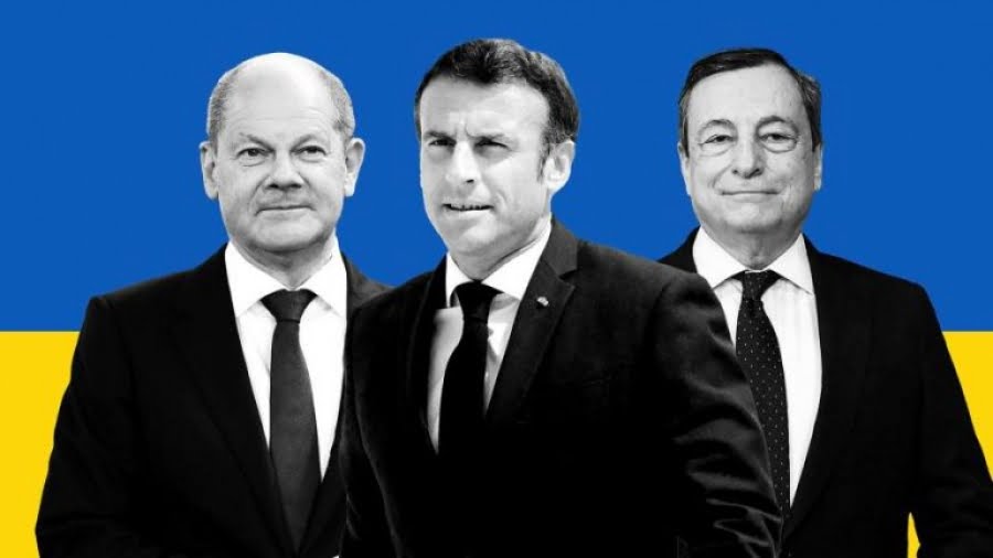 Στο Κίεβο Scholz, Macron και Draghi – Στήριξη και πίεση σε Zelensky για να λήξει ο πόλεμος