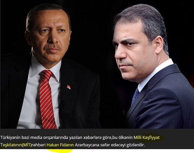 Η άφιξη του αρχηγού της τουρκικής MİT στο Αζερμπαϊτζάν για την ασφάλεια μεταφοράς φυσικού αερίου
