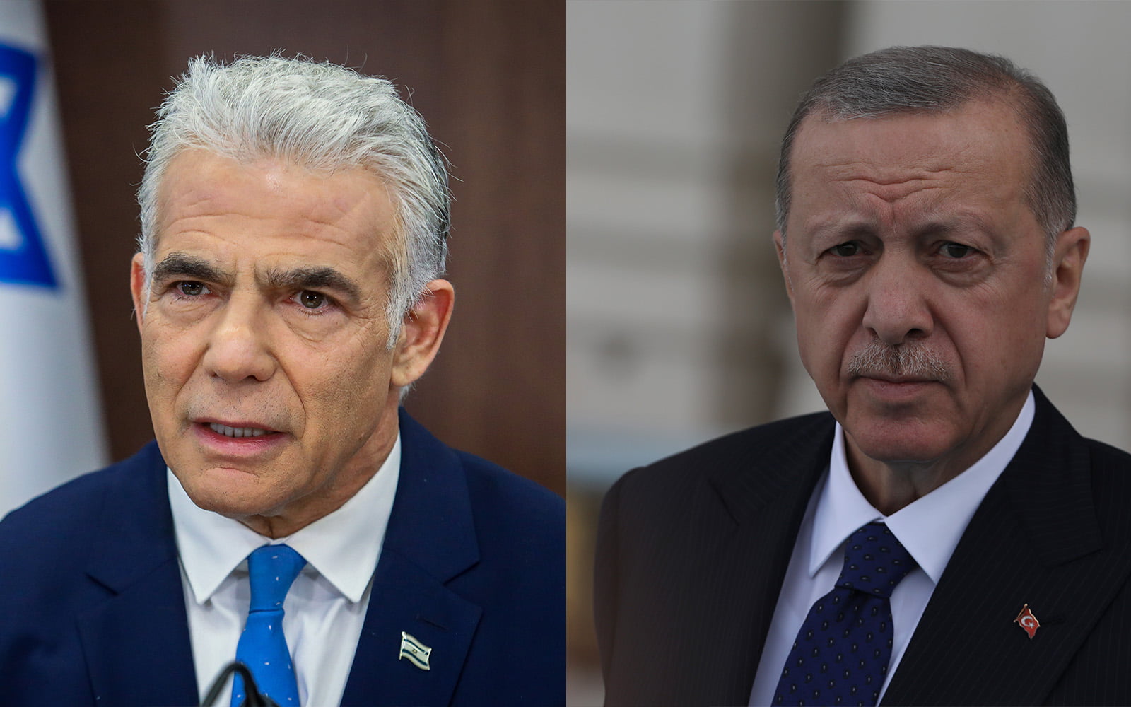 Ο Ερντογάν και ο Ισραηλινός πρωθυπουργός Lapid  συζητούν για τις σχέσεις Τουρκίας και Ισραήλ