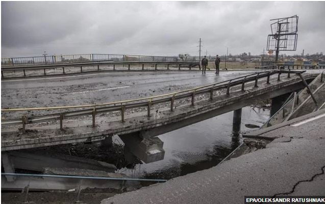 Ουκρανία: Βομβάρδισε γέφυρα στην κατεχόμενη περιοχή της Χερσώνας