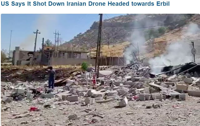 Επίθεση του Ιράν στο Κυβερνείο στο Ερμπίλ του Ιράκ- Οι Αμερικανοί κατέρριψαν ιρανικό UAV