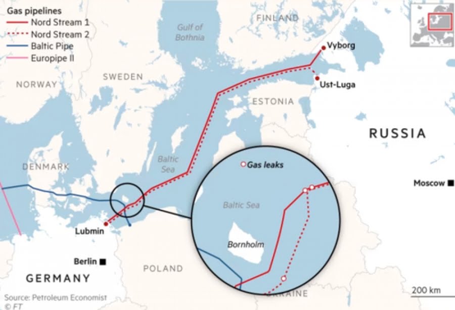 Υπουργό Άμυνας των ΗΠΑ: Πρόωρο να εκτιμηθεί ποιος ευθύνεται για τις διαρροές των Nord Stream