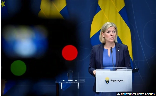 Σουηδία : Η πρωθυπουργός Άντερσον αναγνώρισε την ήττα της αριστεράς και παραιτείται