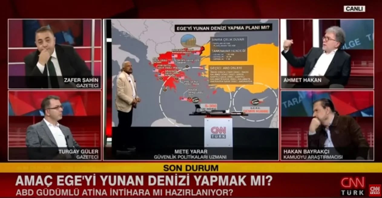 Ακραία πρόκληση από Τούρκο αναλυτή: Ξεδιπλώνει το σχέδιο της σταδιακής εισβολής στην Ελλάδα (Βίντεο)