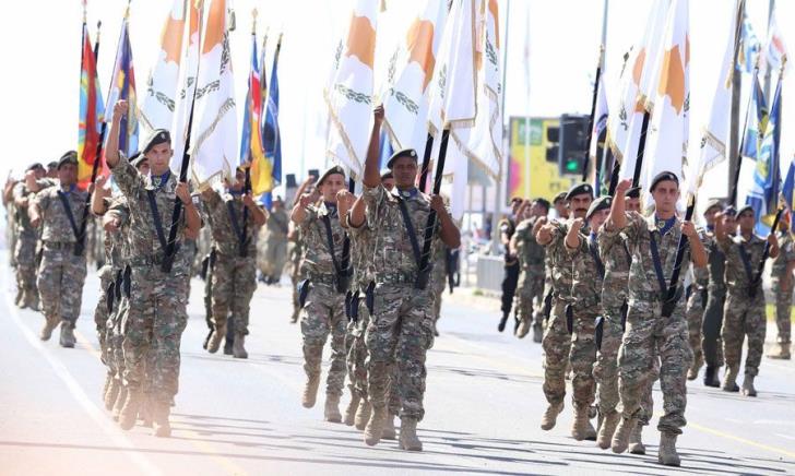 Επέτειος Ανεξαρτησίας της Κύπρου: Ολοκληρώθηκε η στρατιωτική παρέλαση