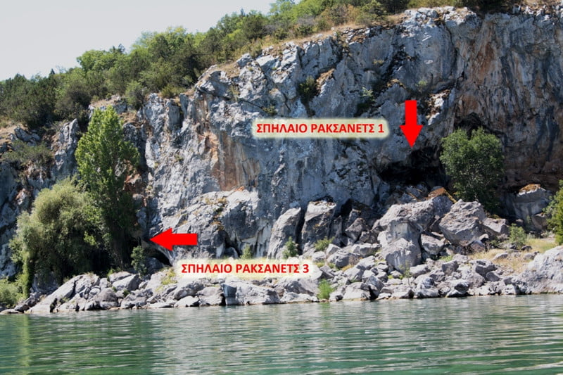 H υποχώρηση των υδάτων στη Μεγάλη Πρέσπα φανέρωσε 40 σπήλαια και αρχαιολογικά ευρήματα