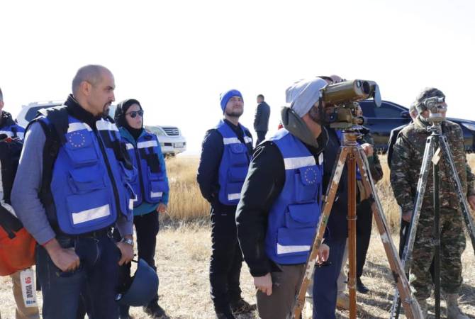 Στο Κεργακουνίκ οι παρατηρητές της ΕΕ! Κατέγραψαν επιθέσεις κατά των συνόρων της ΑΡμενίας από το Αζερμπαϊτζάν