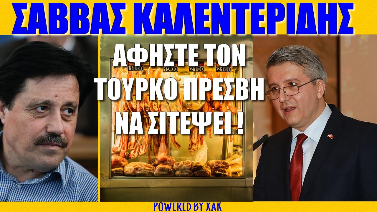 Σάββας Καλεντερίδης: Αφήστε τον Τούρκο πρέσβη να… σιτέψει! | ZOOM (BINTEO)