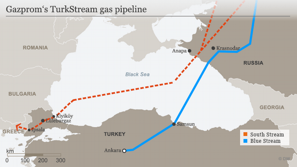 Η Τουρκία ζητεί από τη Ρωσία αναβολή πληρωμών φυσικού αερίου