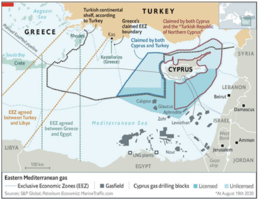 Μια Έκθεση του Κογκρέσου με χάρτη του Economist  με «ΤΔΒΚ» και εκλιπούσα την Κυπριακή Δημοκρατία!