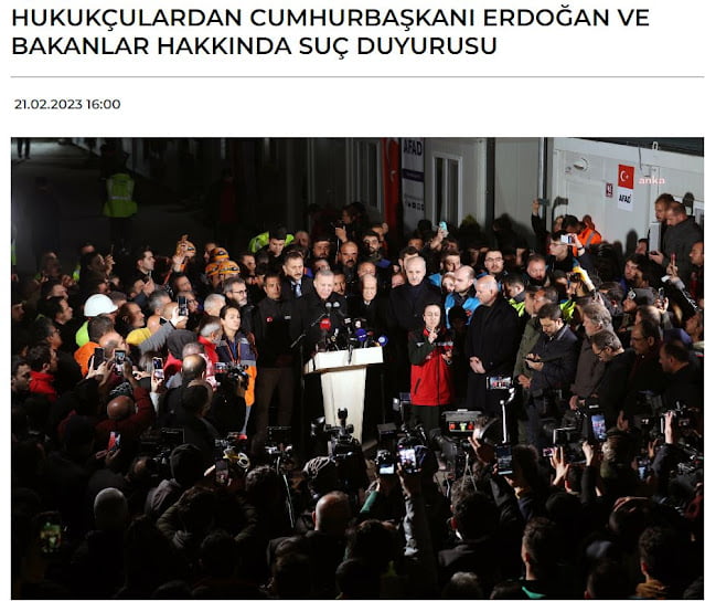 Τουρκία: Μήνυση κατά του Ερντογάν και υπουργών κατέθεσαν 61 δικηγόροι
