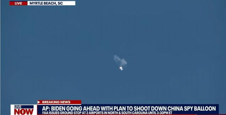 Πεντάγωνο: «Στρατηγικές θέσεις» των ΗΠΑ παρακολουθούσε το κινεζικό μπαλόνι που κατέρριψε το F-22