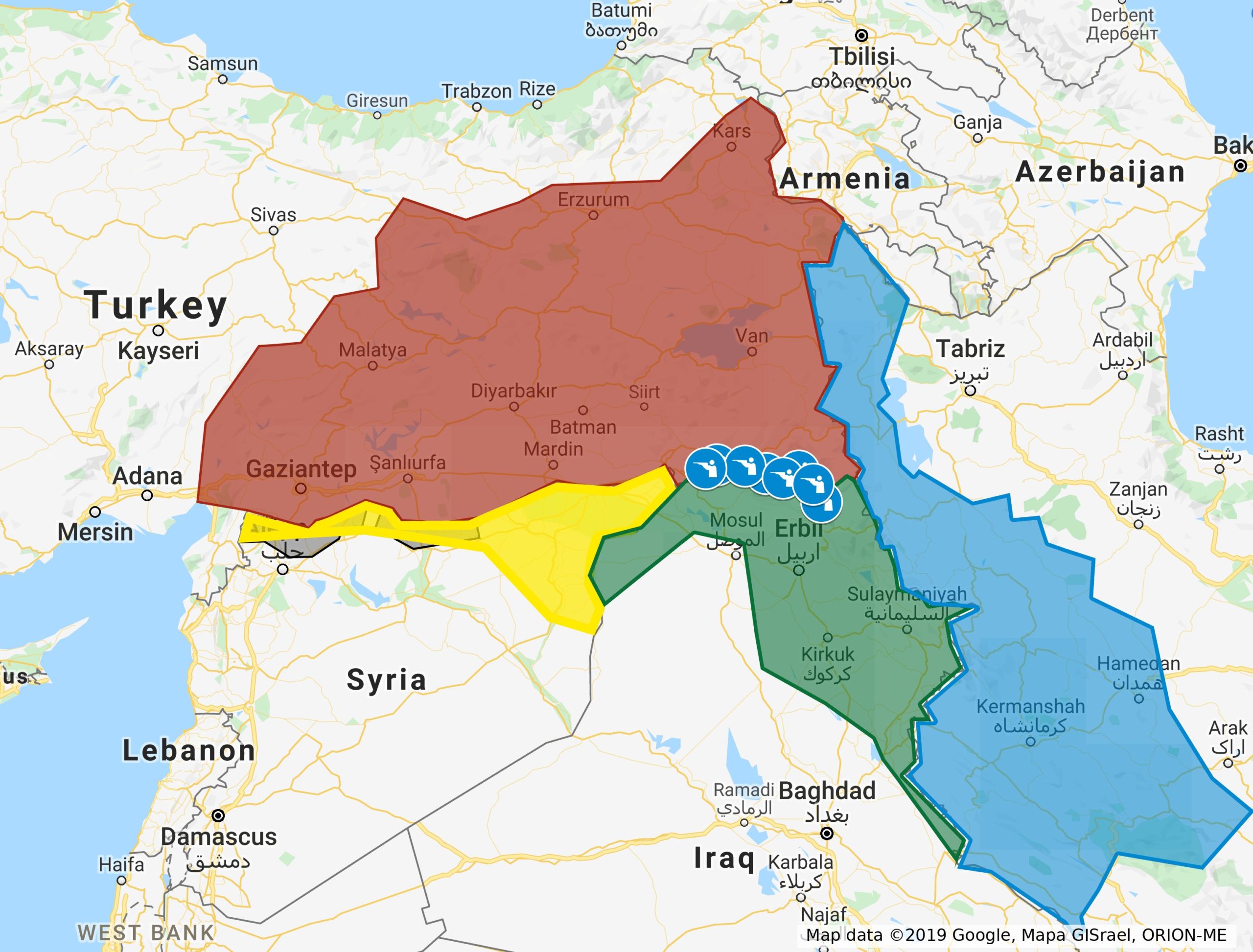 Οκτώ ρουκέτες έπληξαν τουρκική στρατιωτική βάση στο βόρειο Ιράκ