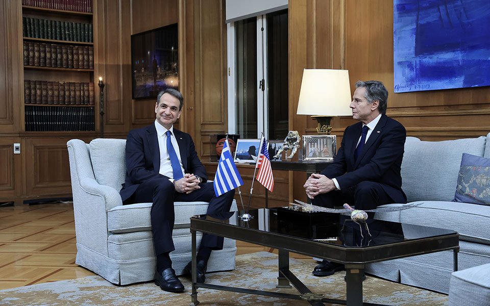 Μπλίνκεν στη συνάντηση με Μητσοτάκη: Ηγετικός ο ρόλος της Ελλάδας 
