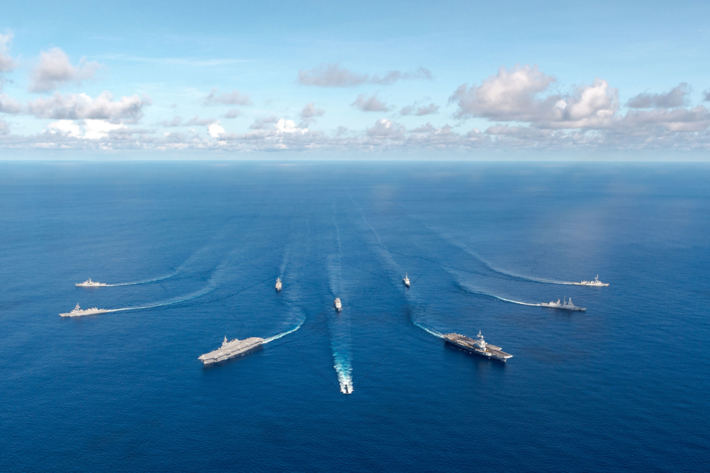 Η Γαλλία ηγήθηκε ναυτικής άσκησης 5 δυνάμεων στον Ινδικό Ωκεανό