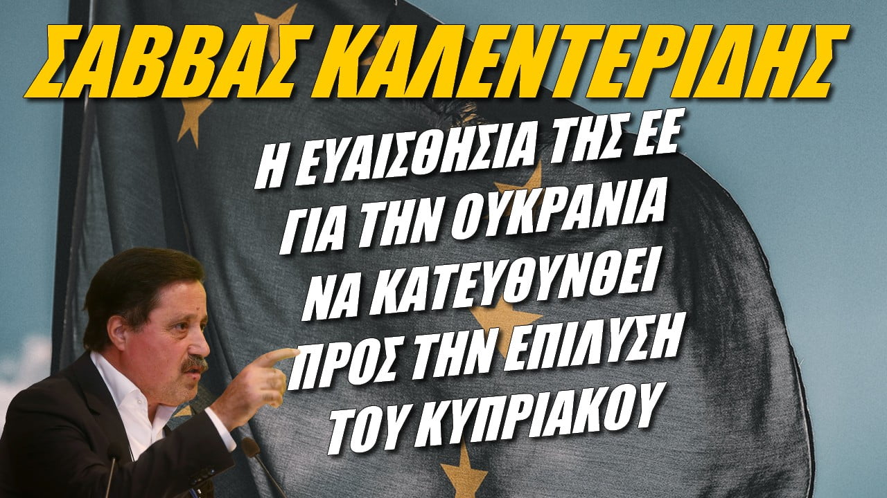 Σάββας Καλεντερίδης: Η ΕΕ να παίξει ενεργό ρόλο για τη λύση του Κυπριακού (13-3-2023)