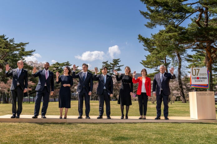 ΥΠΕΞ της G7: Κατά της αλλαγής δια της βίας του status quo και υπέρ του κράτους δικαίου